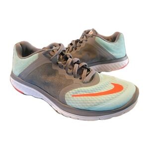 Nike FS Lite Run 3 Blue/Gray Mesh Running Sneakers Women's Sz US 8 807145-400